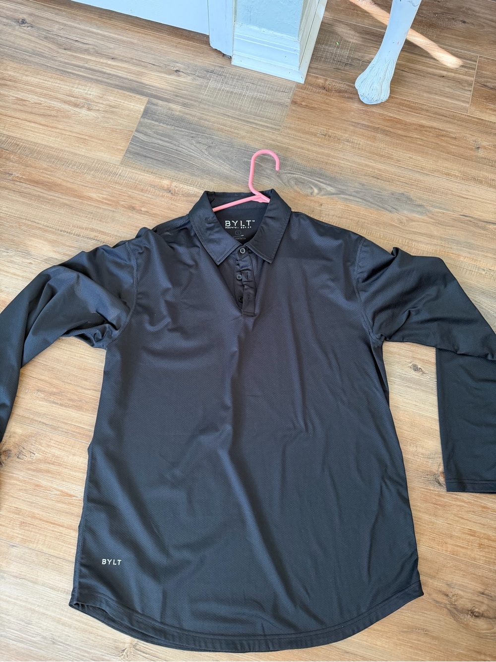 Bylt basics Long Sleeve Polo Shirt - performance +